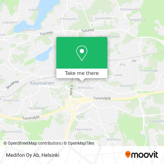 Medifon Oy Ab map