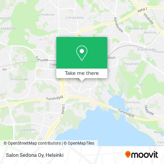 Salon Sedona Oy map