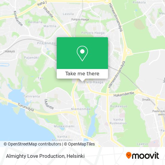 Almighty Love Production map