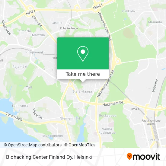 Biohacking Center Finland Ltd map