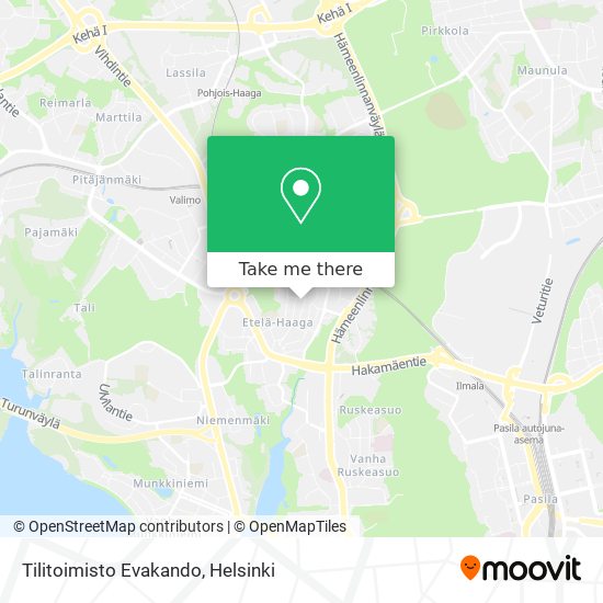 Tilitoimisto Evakando map