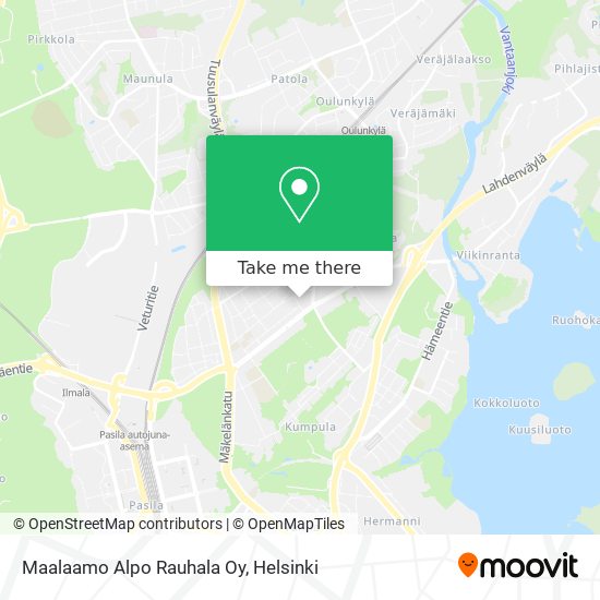 Maalaamo Alpo Rauhala Oy map