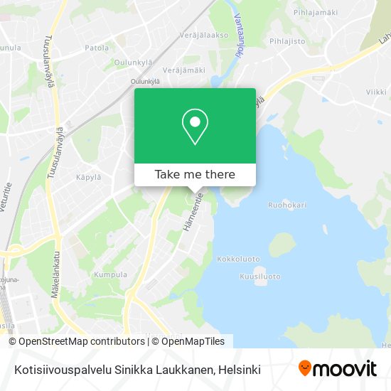 Kotisiivouspalvelu Sinikka Laukkanen map