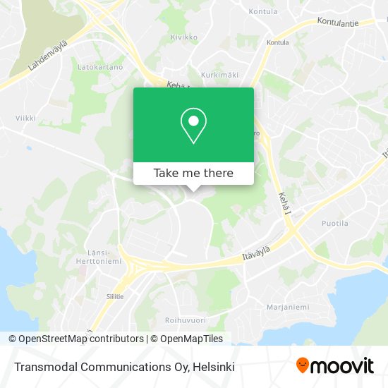 Transmodal Communications Oy map