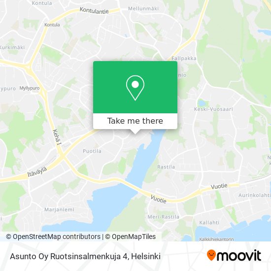 Asunto Oy Ruotsinsalmenkuja 4 map