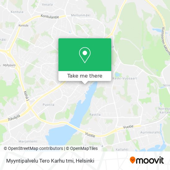 Myyntipalvelu Tero Karhu tmi map