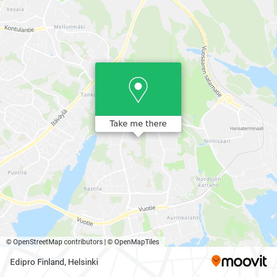 Edipro Finland map