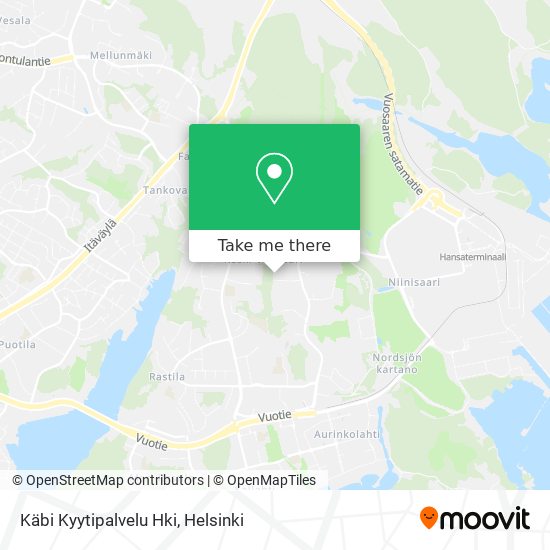 Käbi Kyytipalvelu Hki map