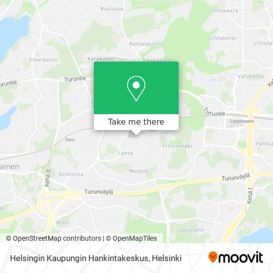Helsingin Kaupungin Hankintakeskus map
