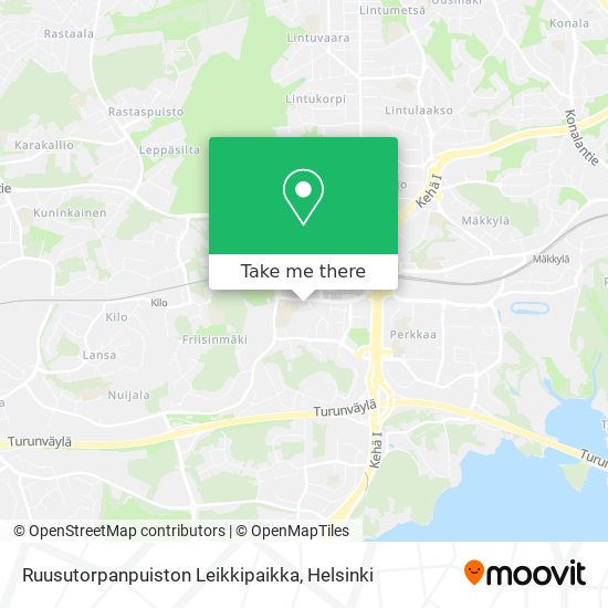 Ruusutorpanpuiston Leikkipaikka map