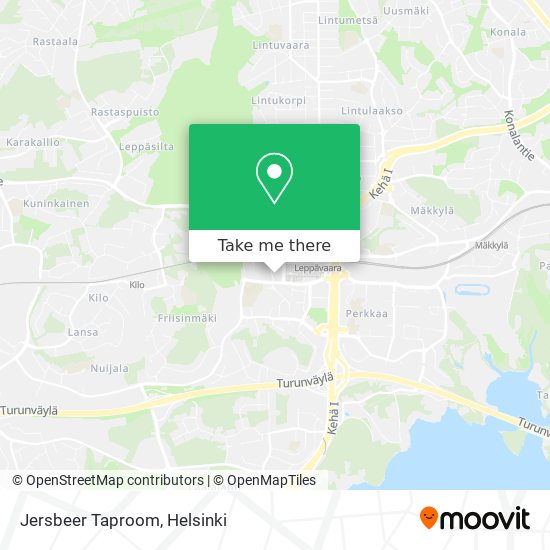 Jersbeer Taproom map
