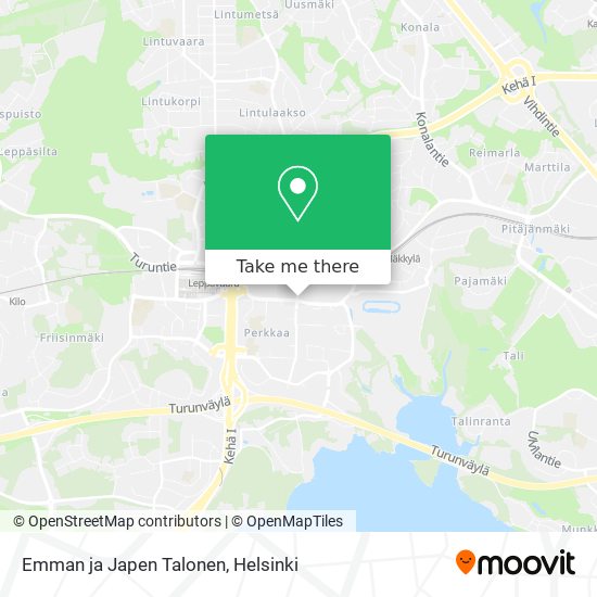 Emman ja Japen Talonen map