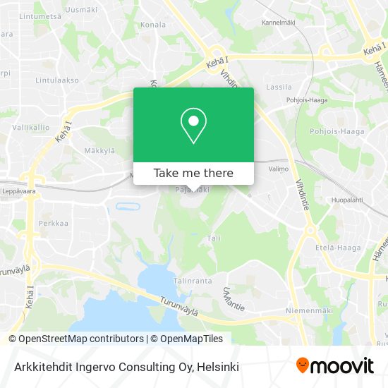 Arkkitehdit Ingervo Consulting Oy map