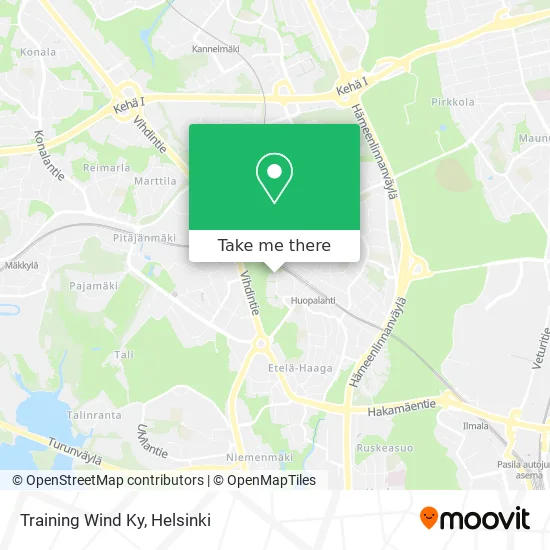 Training Wind Ltd map