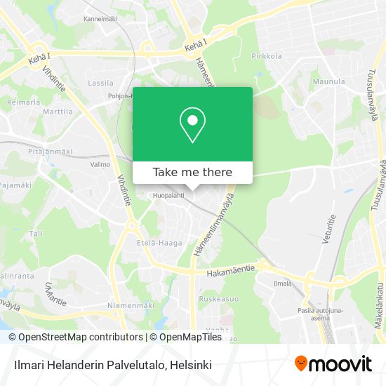 Ilmari Helanderin Palvelutalo map