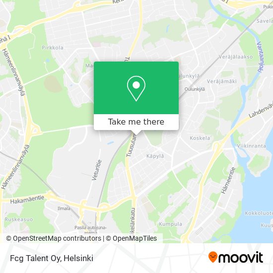 Fcg Talent Oy map
