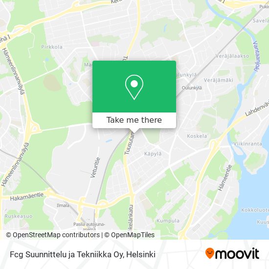 Fcg Suunnittelu ja Tekniikka Oy map