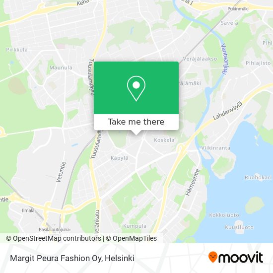 Margit Peura Fashion Oy map