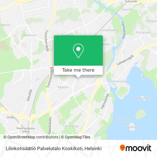 Lilinkotisäätiö Palvelutalo Koskikoti map