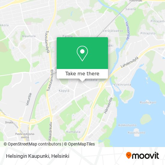 Helsingin Kaupunki map