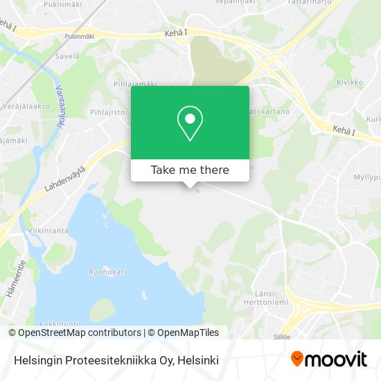 Helsingin Proteesitekniikka Oy map