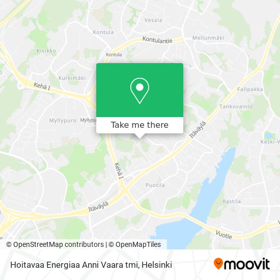 Hoitavaa Energiaa Anni Vaara tmi map