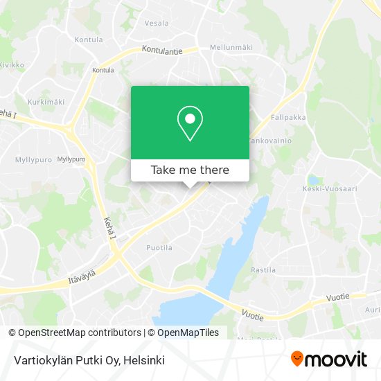 Vartiokylän Putki Oy map