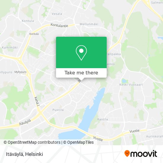 How to get to Itäväylä in Helsinki by Bus, Metro or Tram?