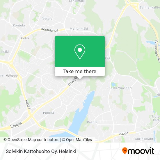 Solvikin Kattohuolto Oy map