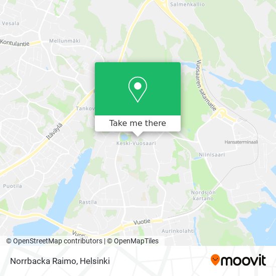 Norrbacka Raimo map