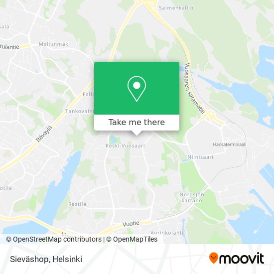 Sieväshop map