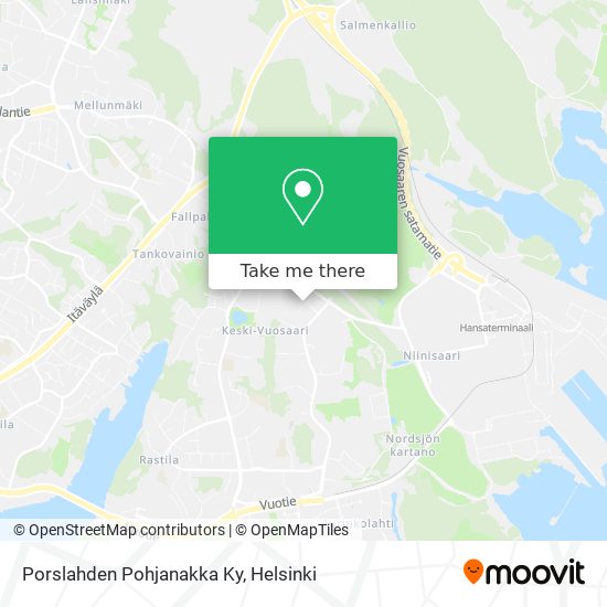 Porslahden Pohjanakka Ky map