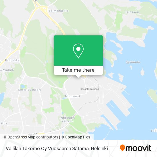 Vallilan Takomo Oy Vuosaaren Satama map