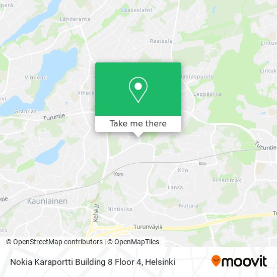 Nokia Karaportti Building 8 Floor 4 map