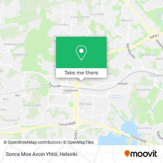 Sonce Moe Avoin Yhtiö map