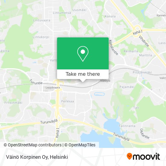 Väinö Korpinen Oy map
