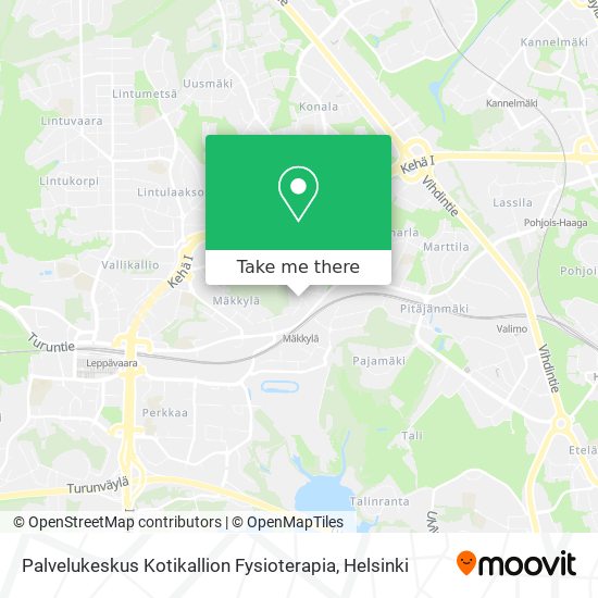 Palvelukeskus Kotikallion Fysioterapia map