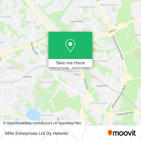 Mills Enterprises Ltd Oy map