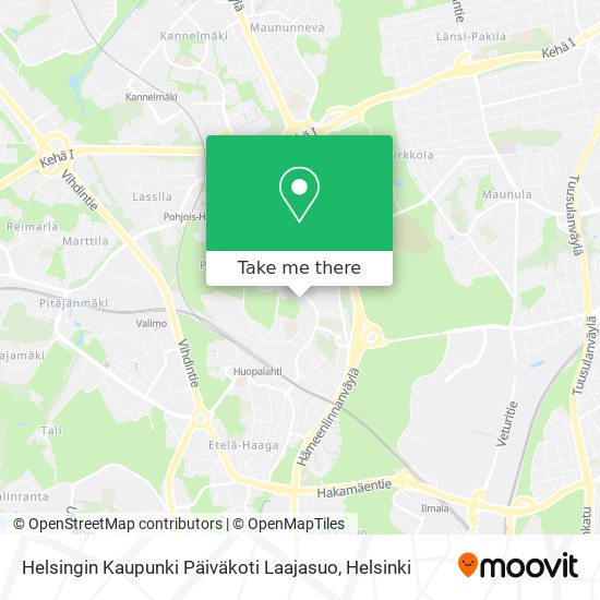 Helsingin Kaupunki Päiväkoti Laajasuo map