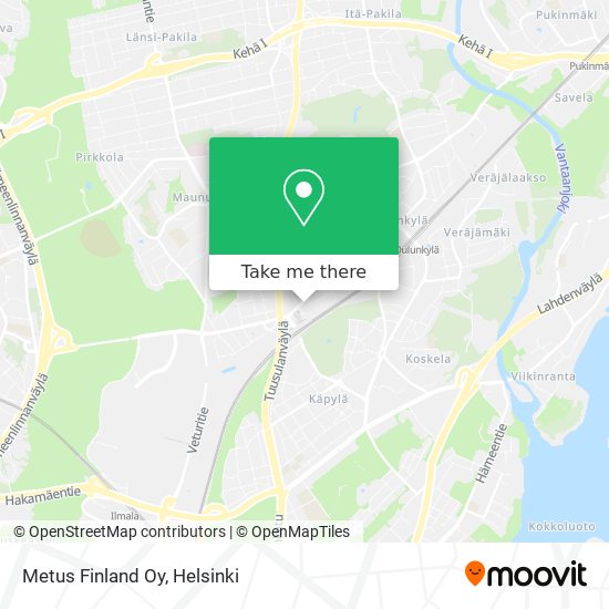 Metus Finland Oy map