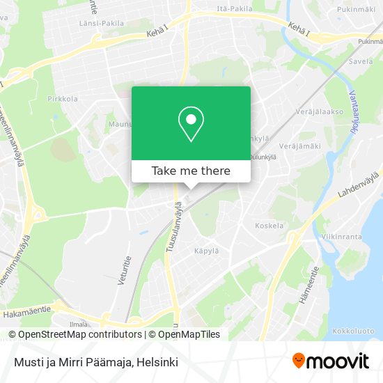 Musti ja Mirri Päämaja map