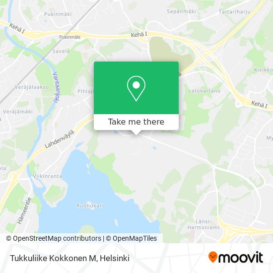 Tukkuliike Kokkonen M map