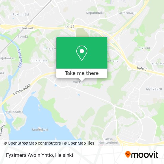 Fysimera Avoin Yhtiö map