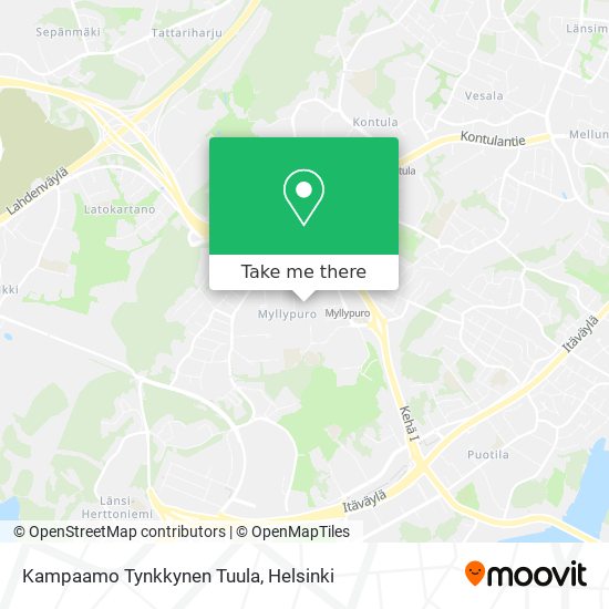 Kampaamo Tynkkynen Tuula map