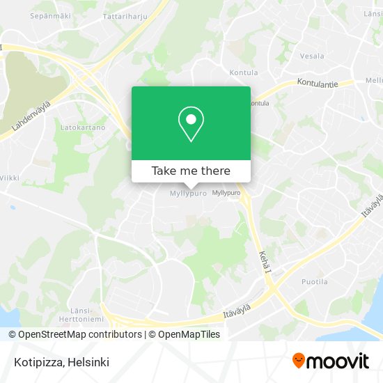 Kotipizza map