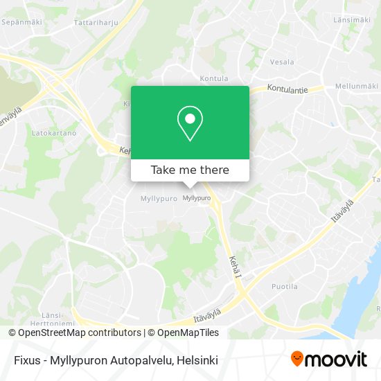 Fixus - Myllypuron Autopalvelu map