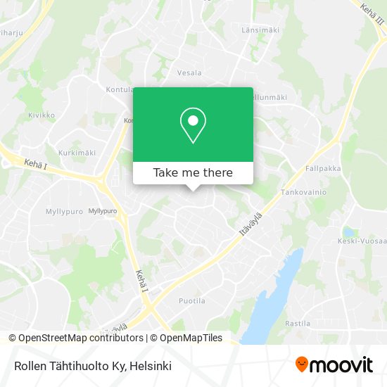 Rollen Tähtihuolto Ky map
