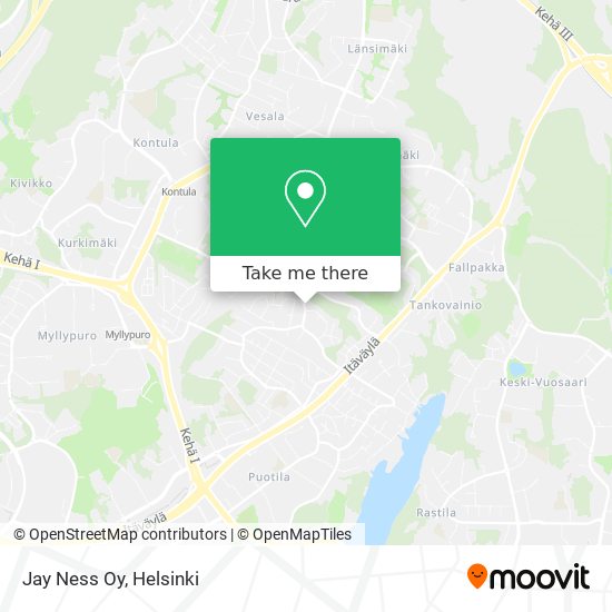 Jay Ness Oy map