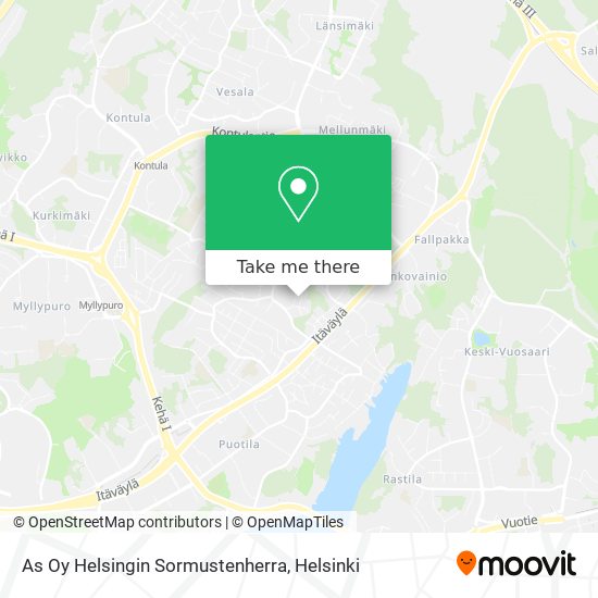 As Oy Helsingin Sormustenherra map