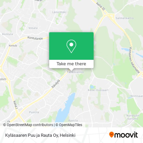 Kyläsaaren Puu ja Rauta Oy map